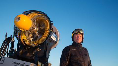 Alpincos Odd Stensrud, her på toppen av Kvitfjell, hadde i vinter rekordinntekter fra driften av alpinanleggene i Hafjell og Kvitfjell.
