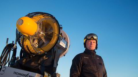 Alpincos Odd Stensrud, her på toppen av Kvitfjell, hadde i vinter rekordinntekter fra driften av alpinanleggene i Hafjell og Kvitfjell.