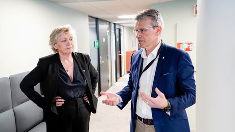 Kari Tønnessen Nordli, leder i Akademikerne stat og Egil André Aas, leder i LO Stat sa henholdsvis nei og ja til statens tilbud i lønnsoppgjøret.