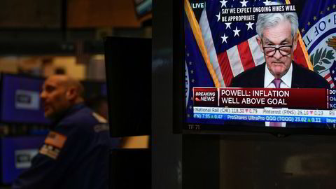 Her på New York-børsen er det inflasjon og frykt for at Fed-sjef Jerome Powell skal øke rentene som rår tirsdag.