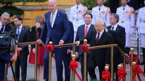 Joe Biden møtte generalsekretær Nguyen Phu Trong Vietnams regjerende kommunistparti i forbindelse med et dagers offisielt besøk til landet.