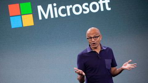 Microsofts konsernsjef Satya Nadella.