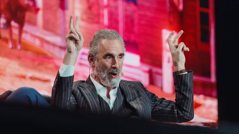 Psykolog og forfatter Jordan Peterson på hovedscenen under verdens største bitcoinfestival i Miami