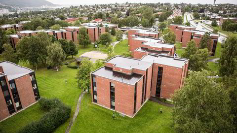 Dette er året da festene forsvant, undervisningen ble flyttet til Zoom og Teams og studentene ble sittende på hybelen, skriver artikkelforfatteren. Bilde av Moholt Studentby, Trondheim.