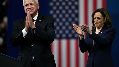 Kamala Harris valgte Minnesota-guvernør Tim Walz som visepresidentkandidat til valget som går av stabelen i november. Etter det har hun hoppet ytterligere hos bookmakerne.