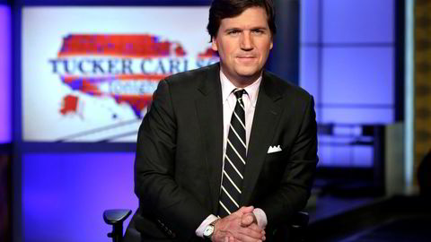 TV-verten Tucker Carlson er representativ for en mengde konservative kommentatorer som mener Ukraina ikke er verdt en krig.
