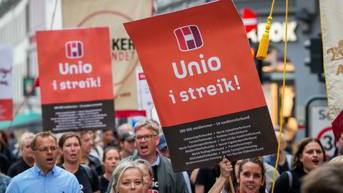 Unio mer enn dobler streikeuttaket mandag.