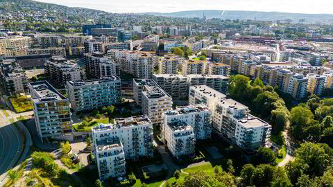 Flere meglerkjeder har meldt om kraftig økning i boligtilbudet i april. Her fra Oslo.