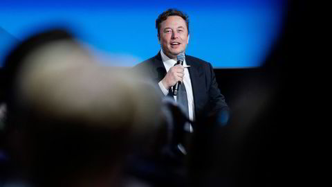 Elon Musk, Tesla-gründer besøkte denne uken energimessen ONS i Stavanger Foto: Marie von Krogh