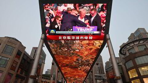 Attentatforsøket mot Donald Trump sist lørdag har dominert nyhetsbildet over hele verden – også i Kina. Kommunistledelsen forbereder seg på fire nye år med Trump som USAS president.