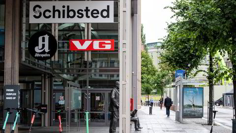 Her er hovedkontoret til VG og Schibsted i Akersgata.