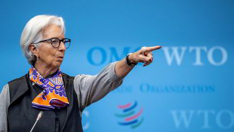 Sentralbanksjef Christine Lagarde.