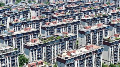Kinas største eiendomsutvikler, Country Garden, har for første gang havnet i mislighold overfor utenlandske obligasjonsinnehavere. Selskapet har over 3000 eiendomsprosjekter i Kina, her fra et prosjekt i Nanjing.