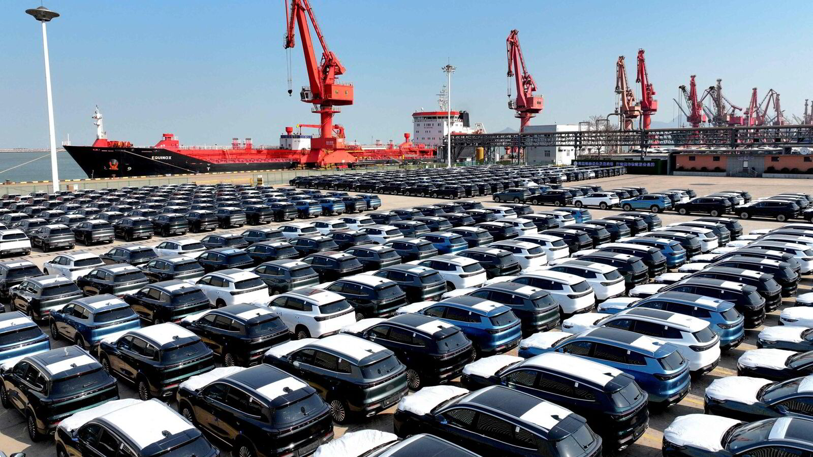 Kinas handelsoverskudd til rekordnivå