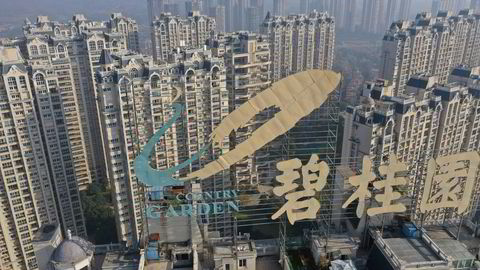 Kinas største eiendomsselskap opplevde et fall i resultatet i første halvår på 96 prosent.