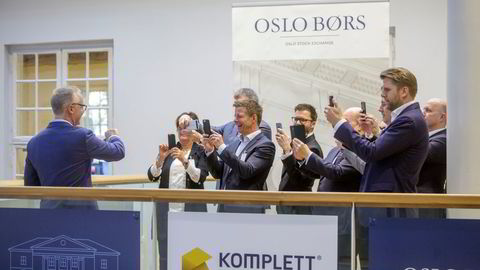 Komplett Bank ble notert på Oslo Børs i november 2017.