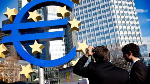 Den europeiske sentralbanken ECB i Frankfurt har varslet videre renteoppgang utover høsten.