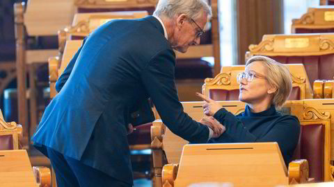 Statsminister Jonas Gahr Støre (Ap) og helse- og omsorgsminister Ingvild Kjerkol (Ap).