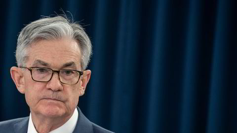 Sentralbanksjef Jerome Powell i USA har ikke gitt noen signaler om når et eventuelt rentekutt vil skje.