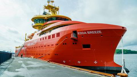 Det norske havvindskipet «Edda Breeze» er klargjort for å kunne operere utslippsfritt på hydrogen.