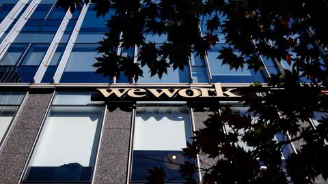 Over 400 datterselskaper innleverte konkursbeskyttelse samtidig som morselskapet. Her fra Wework i Seoul i Sør-Korea.