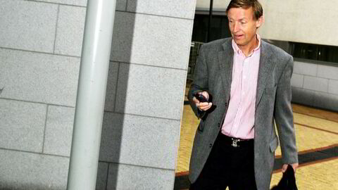 Investor Øyvin Brøymer har gjort det knallsterkt i aksjemarkedet de siste årene. Nå flyr han på Kongsberggruppen. Bildet er fra 2001.