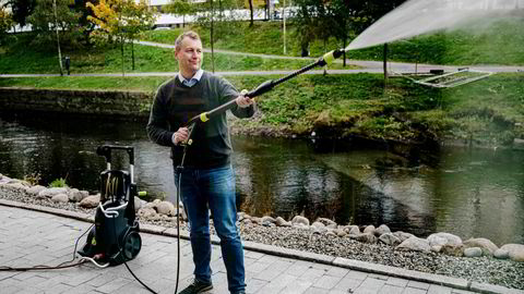 Morten Torlei og høytrykkspylermeket Ava of Norway har de siste årene ridd en vekstbølge. Nå er vekstbrems både for Ava og flere andre norske tek-selskaper.