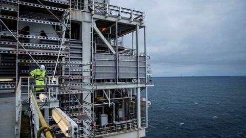 Norge vil kunne leve godt av en slik avtale som rørgassleverandør. Her fra Troll A-plattformen i Trollfeltet på  Nordsjøen. Omtrent 60 % av gassreservene på norsk sokkel befinner seg på feltet, som regnes som et av verdens største gassfelt.