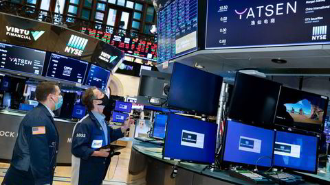 Wall Street startet det nye året med nedgang.