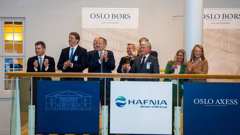 Hafnia-ledelsen da selskapet ble notert i Oslo i 2019.