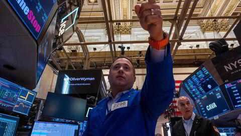 Uken startet med nok en rekordnotering her på New York Stock Exchange (Nyse).