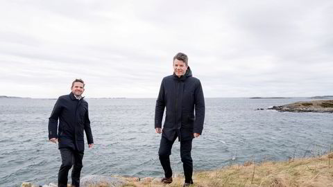 Toppene i Odfjell Oceanwind, Per Lund og Eirik Knudsen, satser på å investere milliarder i flytende havvindprosjekter.