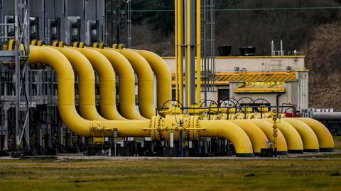 Full stopp: Russland har stanset gasseksporten til Polen, som blant annet prosesseres her på ett av mottaksanleggene for Yamal-rørledningen i Wloclawek.