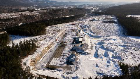 Googles nye datasenter bygges på Gromstul utenfor Skien i Telemark.