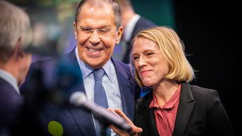 – Ikke en naturlig sak for Utenriksdepartementet å håndtere, sier utenriksminister Anniken Huitfeldt om hvorfor hun ikke ville ta opp Russlands angivelige kartlegging av kablene under møtet med utenriksminister Sergej Lavrov.