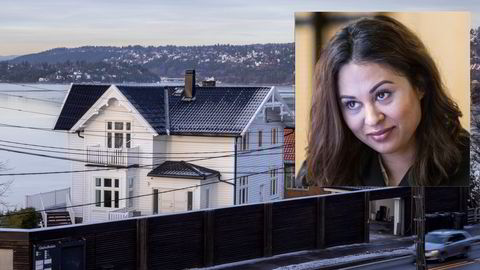 Advokat Sidra Bhatti leide denne villaen langs Mosseveien av legen Mamad Adar. I august ble den beslaglagt etter en påstått milliardsvindel i USA. Adar er ikke anklaget for å være med på bedrageriet, men det er tatt beslag fordi amerikanske myndigheter mener investeringene hans kommer fra kriminelt utbytte.