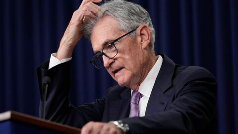 USAs sentralbanksjef Jerome Powell.