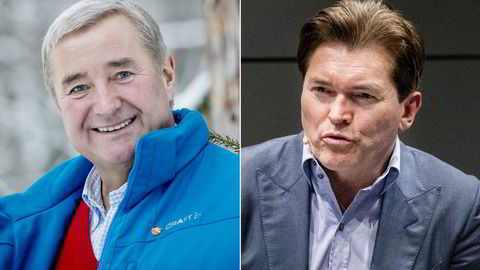 Christen Sveaas (til venstre) og Arne Fredly.