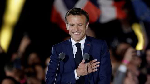 Emmanuel Macron feirer valgseieren søndag, men flere enn fire av ti velgere foretrakk høyrepopulistiske Marine Le Pen.