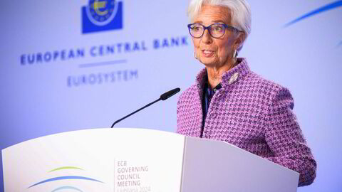 ECB-sjef Christine Lagarde.
