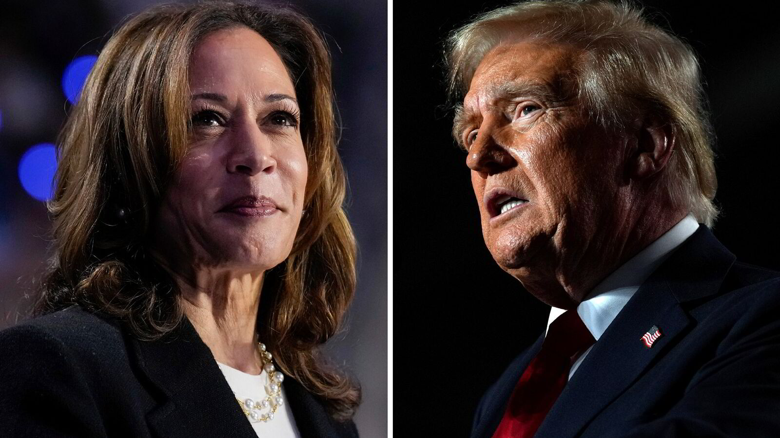 Trump og Harris på friertokt i samme delstat for fjerde dag på rad