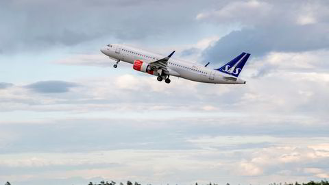 SAS står midt i en konkursbehandling i USA. Her fra Oslo lufthavn.