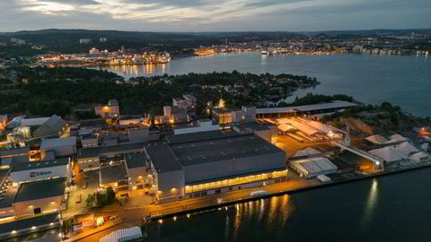 Rec Solar holder til her på Fiskå like vest for Kristiansand sentrum.