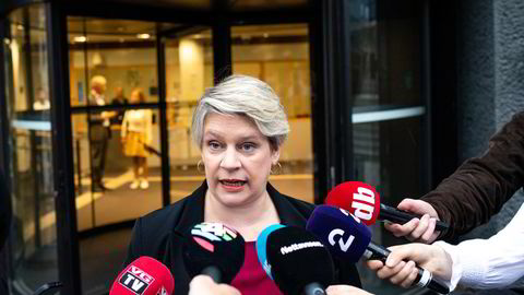 I andre land er omstilling mye mer utfordrende enn i Norge, og omstillingen går i stå, skriver Klaus-Anders Nysteen. På bildet er arbeidsminister Marte Mjøs Persen (Ap).