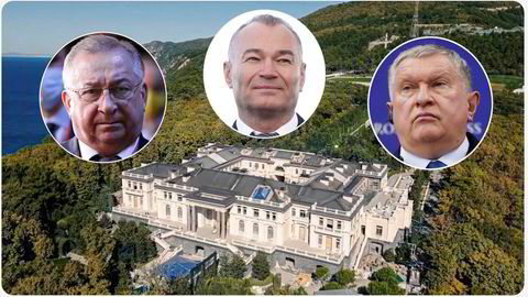 EU mener oligarkene Nikolaj Tokarev, Aleksander Ponomarenko, og Igor Setsjin har bidratt til finansieringen av det enorme palasset ved Gelendzhik, som angivelig er brukt av Vladimir Putin.
