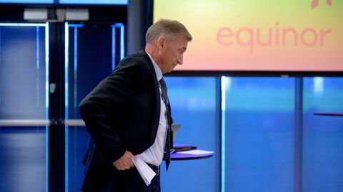 Jon Erik Reinhardsen, styreleder i Equinor. Generalforsamlingen i Equinor avholdes neste tirsdag.
