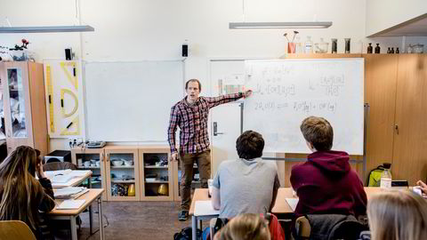 Læreren driver like mye verdiskaping som elektrikeren, skriver Øystein Dørum. Illustrasjonsfoto.