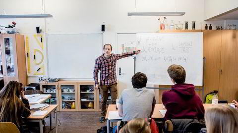 Læreren driver like mye verdiskaping som elektrikeren, skriver Øystein Dørum. Illustrasjonsfoto.
