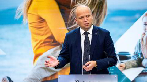 Finansdepartementet ba allerede i desember i fjor Finanstilsynet om å gi råd om utlånsforskriften, skriver Geir Indrefjord. Her finansminister Trygve Slagsvold Vedum.