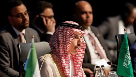 Invitert med i klubben. Saudi Arabias utenriksminister Faisal bin Farhan Al Saud under Brics-toppmøtet i Johannesburg forrige uke.